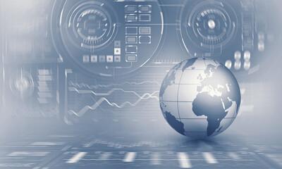 Poster - Global communication and technology Image