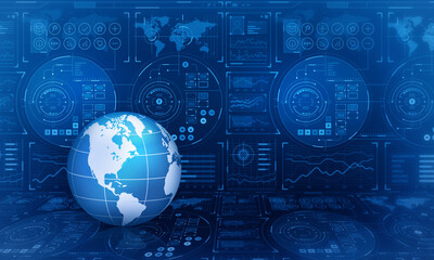 Poster - Global communication and technology Image