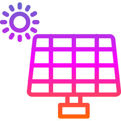 Sticker - Solar Panel Icon