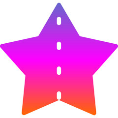 Poster - Star Half Icon