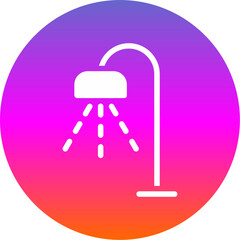 Canvas Print - Shower Icon