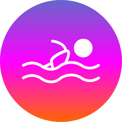 Sticker - Swimmer Icon