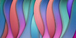 Abstract colorful wavy lines, cable, sheaf of wire stipe background design concept.