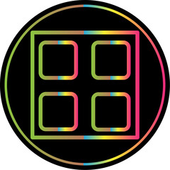 Sticker - Square Full Icon