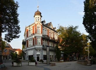 Sticker - Historisches Bauwerk in der Kur Stadt Bad Pyrmont, Niedersachsen