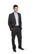 © D Laflor/peopleimages.com - Hes a dapper gentleman. Full-length studio portrait of a businessman in a suit standing against a white background.