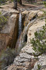 Sticker - The natural waterfalls of Zion National-Park, Utah, USA