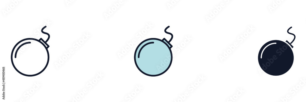 Html Bomb Symbol bomb icon symbol template for graphic and web design collection logo ...