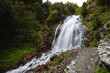 Wanderung zum beeindruckenden Wasserfall in den Südtiroler Alpen - der Egger Wasserfall im Antholzer Tal in Südtirol