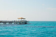 View of the marina with a canopy, the Red Sea
