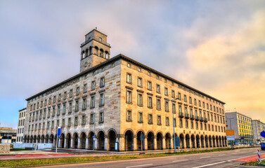 Sticker - Typical architecture of Karlsruhe in Baden-Wurttemberg, Germany