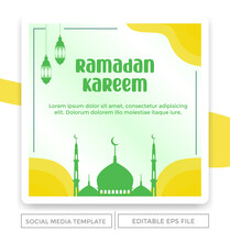 Ramadan Theme Social Media Post Template