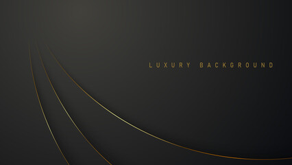 Geometric luxury background with gold elements template for your design