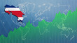 Map of Costa Rica, financial success