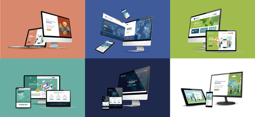 Wall Mural - webdesign collection