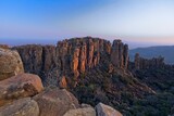 Fototapeta Do pokoju - Late afternoon view of rock formation at the Valley of Desolation, Graaff-Renet.