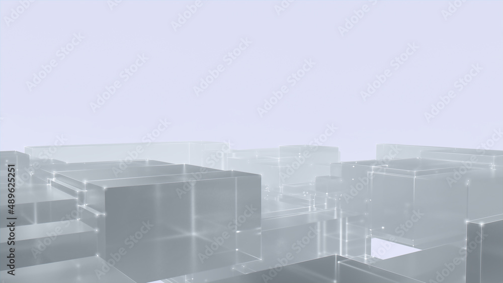 Neural Network. Intelligent Smart Grid and AI Concept with Copy Space ...