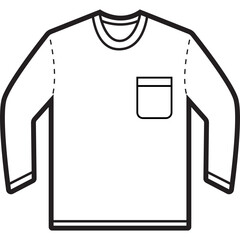 long sleeve shirt icon