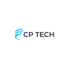 Wall Mural - CP TECH LOGO DESIGN VECTOR