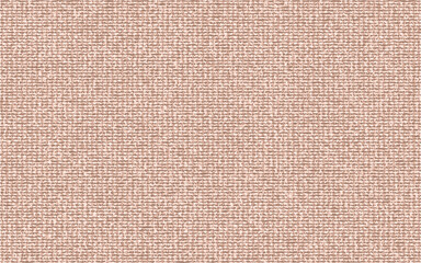 Brown rough hemp burlap texture. Vector pattern background