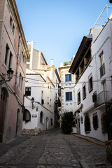 Wall Mural - Narrow Streets in Sitges, Spain