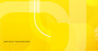 Abstract minimal yellow geometric shape background. Website, banner and brochure. Vector illustration