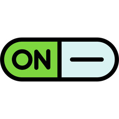 Sticker - Toggle On Icon