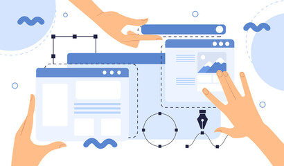 Website design concept
