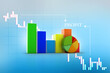 © meenkulathiamma - 3d rendering Stock market online business concept. business Graph