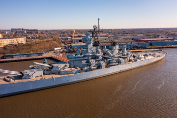 Poster - battleship new jersey