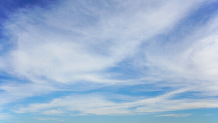 Wall Mural - lovely clouds and blue sky suitable for background or sky substituion