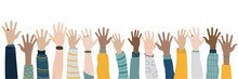 Bannière - Mains Ouvertes - Rassemblement Et Solidarité - Vivre Ensemble