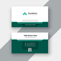 Modern business card design template