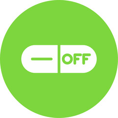 Wall Mural - Toggle Off Icon