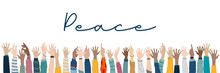 Banner - peace - hands - together