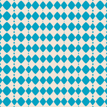 Oktoberfest Vector Pattern. Abstract Geometric Seamless Texture. Germany's Octoberfest Festival Ornament. Modern Blue And White Flag. Traditional Tartan Background Pattern With Small Rhombuses Grid