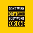 © Divyesh - Fitness motivation quote poster. Gym inspirational banner with text.
