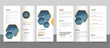 Trifold brochure template design, brochure template layout design, minimal business brochure design, annual report minimal company profile design, editable brochure template layout.
