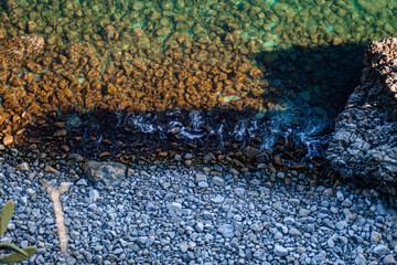 Rocks and sea