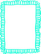 © ADELART - Doodle frame colorful. Simple pencil sketch. Sketch curve border.