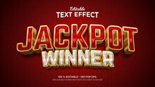Text Effects, 3d Editable Text - Jackpot Winner
