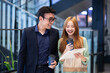 © Timeimage - Portrait of young Asian business people at office
