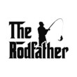 The rodfather - fisherman quotes vector design, t shirt design