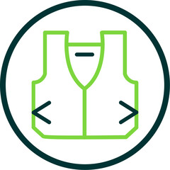 Wall Mural - Vest Icon