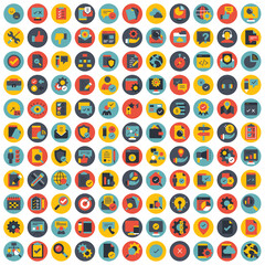 Wall Mural - business and marketing, programming, data management, internet connection, social network, computing