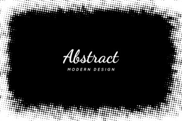 Wall Mural - halftone texture. faded dot pattern for design prints. bg abstract gradient. black geometric backgro