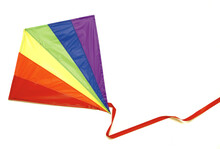 Colorful Kite Isolated On White