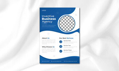 Wall Mural - Modern Trendy Business Flyer Design Template. Brochure cover banner design, business posters, modern business banners, and leaflets. and leaflets.  
