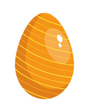 Orange Easter Egg