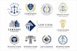 © i.d99d - set of Attorney and law logo.Modern design.Abstract style.Vector illustration